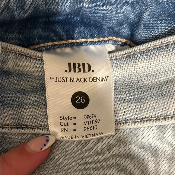 Light Blue Women's Denim Jeans - - Picture 3 of 3